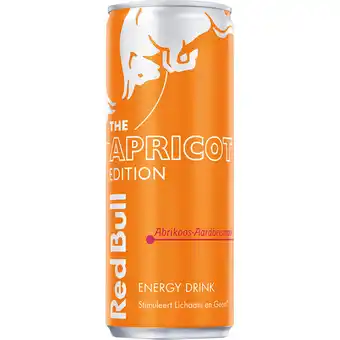 Jumbo Red Bull Energy Drink Abrikoos-Aardbeismaak The Apricot Edition 250 ml aanbieding