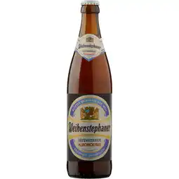 Jumbo Weihenstephaner - Hefeweissbier Alcoholvrij - 0.5% - Fles - 500ML aanbieding