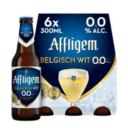 Jumbo Affligem Belgisch Wit 0.0 Bier Fles 6 x 300ml aanbieding