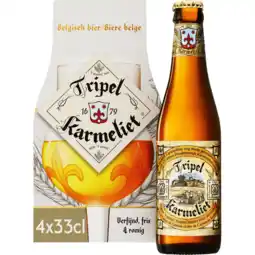 Jumbo Tripel Karmeliet 4 x 330ML aanbieding