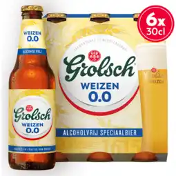 Jumbo Grolsch - Weizen - 0.0% Alcoholvrij - Fles - 6 x 300ML aanbieding