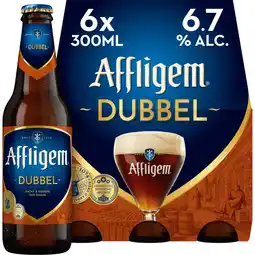 Jumbo Affligem Dubbel Bier Fles 6 x 300ml aanbieding