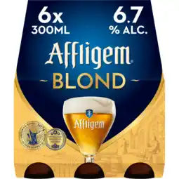 Jumbo Affligem Blond Bier Fles 6 x 300ml aanbieding