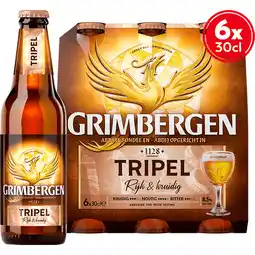 Jumbo Grimbergen - Tripel - Fles - 6 x 300ML aanbieding