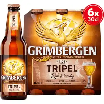 Jumbo Grimbergen - Tripel - Fles - 6 x 300ML aanbieding