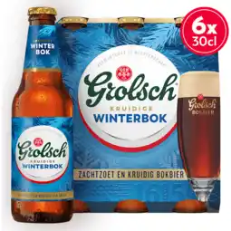 Jumbo Grolsch Winterbok 6x300ML aanbieding