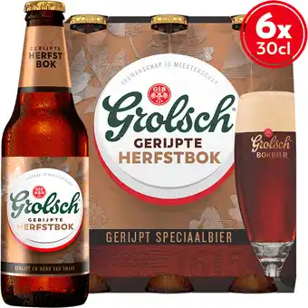 Jumbo Grolsch Gerijpte Herfstbok 6x300ML aanbieding