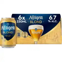 Jumbo Affligem Blond Bier Blik 6 x 330ml aanbieding