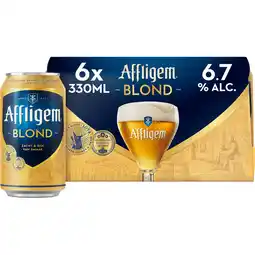 Jumbo Affligem Blond Bier Blik 6 x 330ml aanbieding
