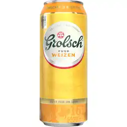 Jumbo Grolsch Puur Weizen Bier Blik 500ml aanbieding