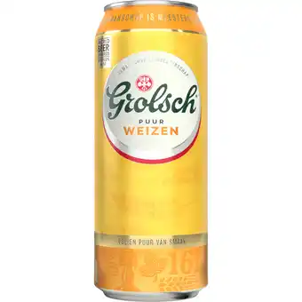 Jumbo Grolsch Puur Weizen Bier Blik 500ml aanbieding