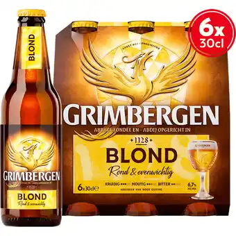 Jumbo Grimbergen - Blond - Fles - 6 x 300ML aanbieding