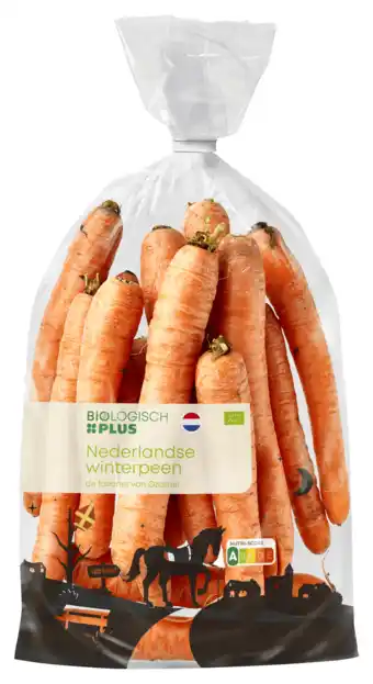 PLUS Biologisch PLUS winterpeen biologisch aanbieding