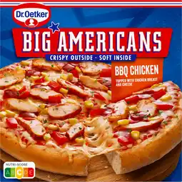 Jumbo Dr. Oetker Big Americans Pizza BBQ Chicken 460 g aanbieding