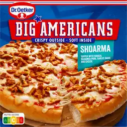 Jumbo Dr. Oetker Big Americans Pizza Shoarma 415 g aanbieding