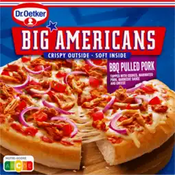 Jumbo Dr. Oetker Big Americans Pizza BBQ Pulled Pork 420 g aanbieding