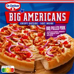 Jumbo Dr. Oetker Big Americans Pizza BBQ Pulled Pork 420 g aanbieding