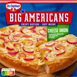 Jumbo Dr. Oetker Big Americans Pizza Cheese Onion 385 g aanbieding