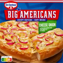 Jumbo Dr. Oetker Big Americans Pizza Cheese Onion 385 g aanbieding