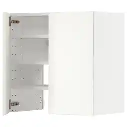IKEA Metod keukenkast in wit met verstelbare legplanken, strakke beige deuren aanbieding