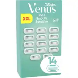 Jumbo Gillette Venus Pro Smooth Sensitive Mesjes Voor Vrouwen, Gevoelige Huid aanbieding