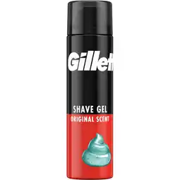 Jumbo Gillette Classic Scheergel Originele Geur, 200ml aanbieding