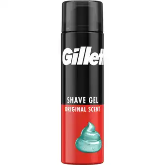 Jumbo Gillette Classic Scheergel Originele Geur, 200ml aanbieding