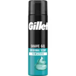 Jumbo Gillette Classic Sensitive Scheergel, 200ml aanbieding