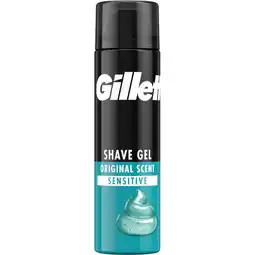Jumbo Gillette Classic Sensitive Scheergel, 200ml aanbieding