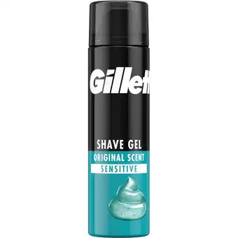 Jumbo Gillette Classic Sensitive Scheergel, 200ml aanbieding