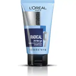 Jumbo L'Oréal Paris Studio Line Radical 24h Fibre Gel 9 Extreme Hold 150 ml aanbieding