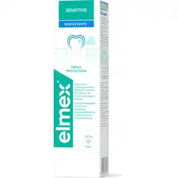 Jumbo Elmex Tandpasta Sensitive Whitening 75 ML aanbieding
