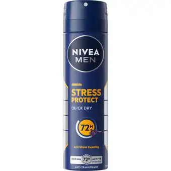 Jumbo NIVEA MEN Stress Protect Anti-Transpirant Spray - Deodorant - 150ml aanbieding