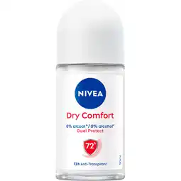 Jumbo NIVEA Dry Comfort Anti-Transpirant Roller - 50ml aanbieding