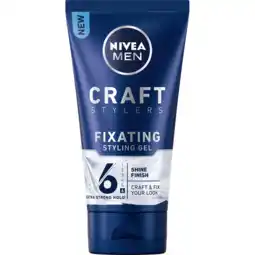 Jumbo NIVEA MEN Craft Stylers Fixating Styling Gel 150ml aanbieding