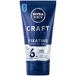 Jumbo NIVEA MEN Craft Stylers Fixating Styling Gel 150ml aanbieding
