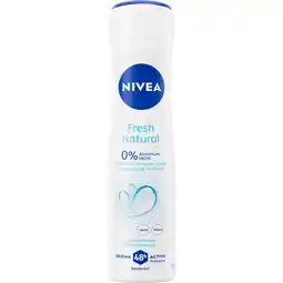 Jumbo NIVEA Fresh Natural Deodorant Spray - 150ml aanbieding