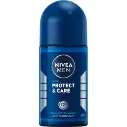 Jumbo NIVEA MEN Protect & Care Anti-Transpirant Roller - 50ml aanbieding