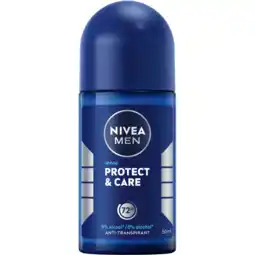 Jumbo NIVEA MEN Protect & Care Anti-Transpirant Roller - 50ml aanbieding