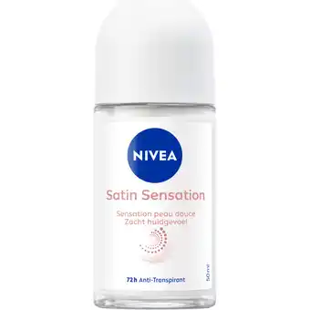 Jumbo NIVEA Satin Sensation Anti-Transpirant Roller - 50ml aanbieding