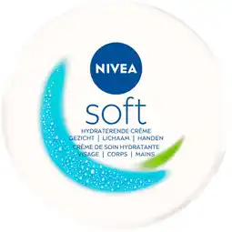 Jumbo NIVEA Soft Crème - Hydrateert de huid - Bevat jojobaolie - Lichaams- en Handcrème - 200 ml aanbieding