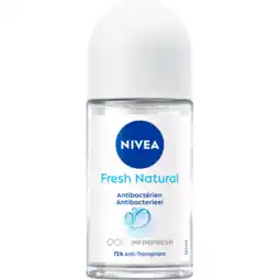 Jumbo NIVEA Fresh Natural Deodorant Roller - Aluminiumvrij - 50ml aanbieding