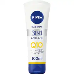 Jumbo Nivea Hand Cream 3in1 Anti-Age Q10 100 ml aanbieding