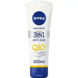 Jumbo Nivea Hand Cream 3in1 Anti-Age Q10 100 ml aanbieding