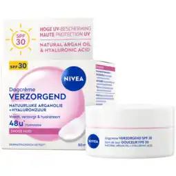 Jumbo NIVEA Voedende Dagcrème SPF30 - 50ml - Gezichtscreme - Met natuurlijke amandelolie - Droge huid aanbieding