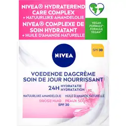 Jumbo NIVEA Voedende Dagcrème SPF30 - 50ml - Gezichtscreme - Met natuurlijke amandelolie - Droge huid aanbieding