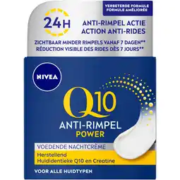 Jumbo NIVEA Q10 Power Anti-Rimpel Nachtcrème - 50ml aanbieding