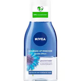 Jumbo NIVEA Double Effect Waterproof Oogmake-up Remover - 125ml aanbieding