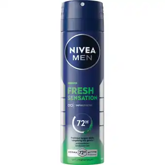 Jumbo NIVEA MEN Fresh Sensation Anti-Transpirant Spray - 150ml aanbieding