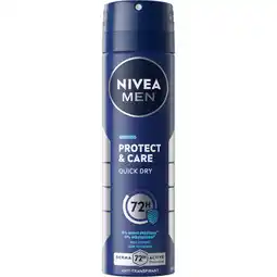 Jumbo NIVEA MEN Protect & Care Anti-Transpirant Spray - 150ml aanbieding